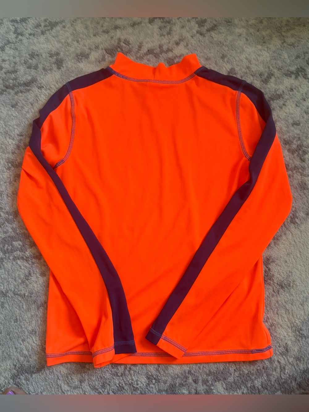 Mini Boden boys orange rashguard - size 9-10